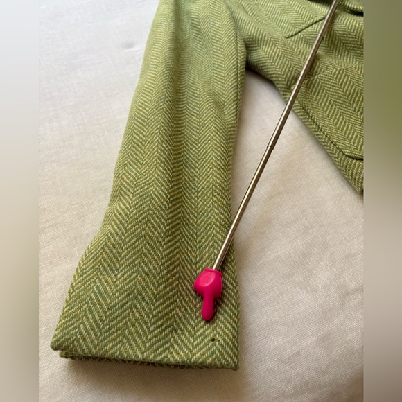 J. Crew Wool Herringbone Blazer in Sage Green - Picture 10 of 10